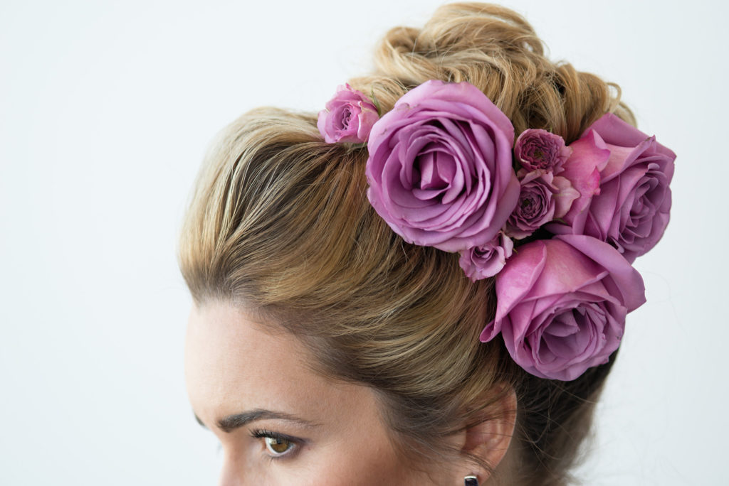 Floral hairpiece, wedding hair, hair accessories
