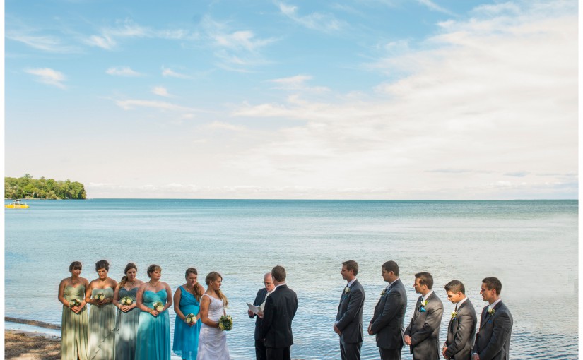 Andy and Leah’s Lakeside Wedding