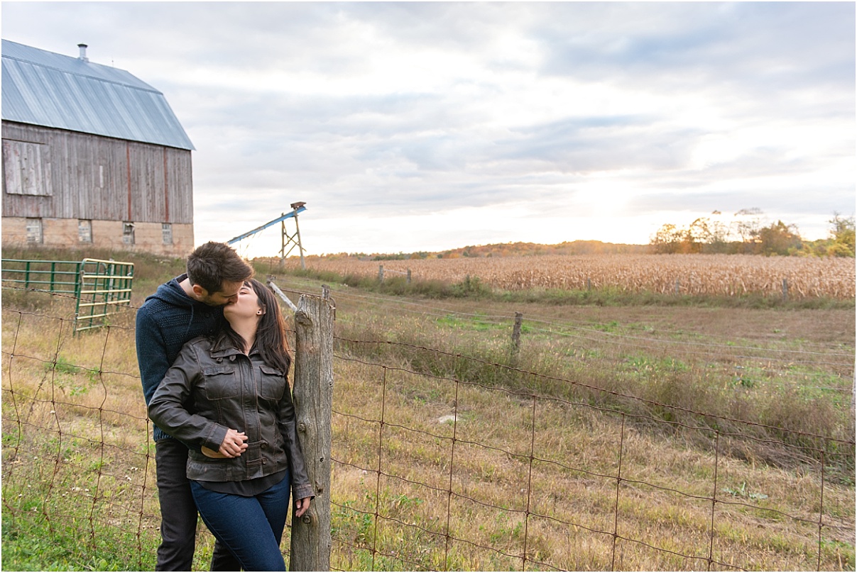 Fall Engagement Session in Kingston
